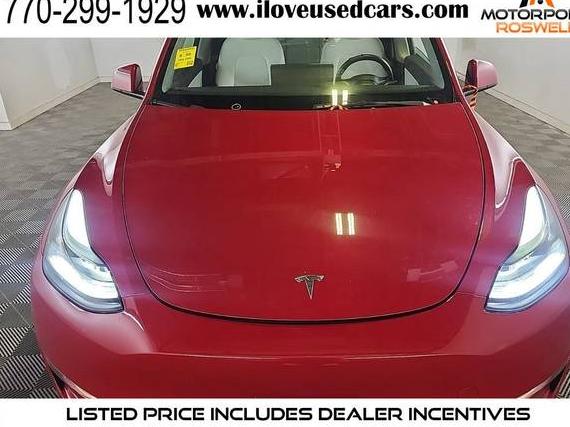 TESLA MODEL Y 2021 5YJYGDEF0MF230275 image